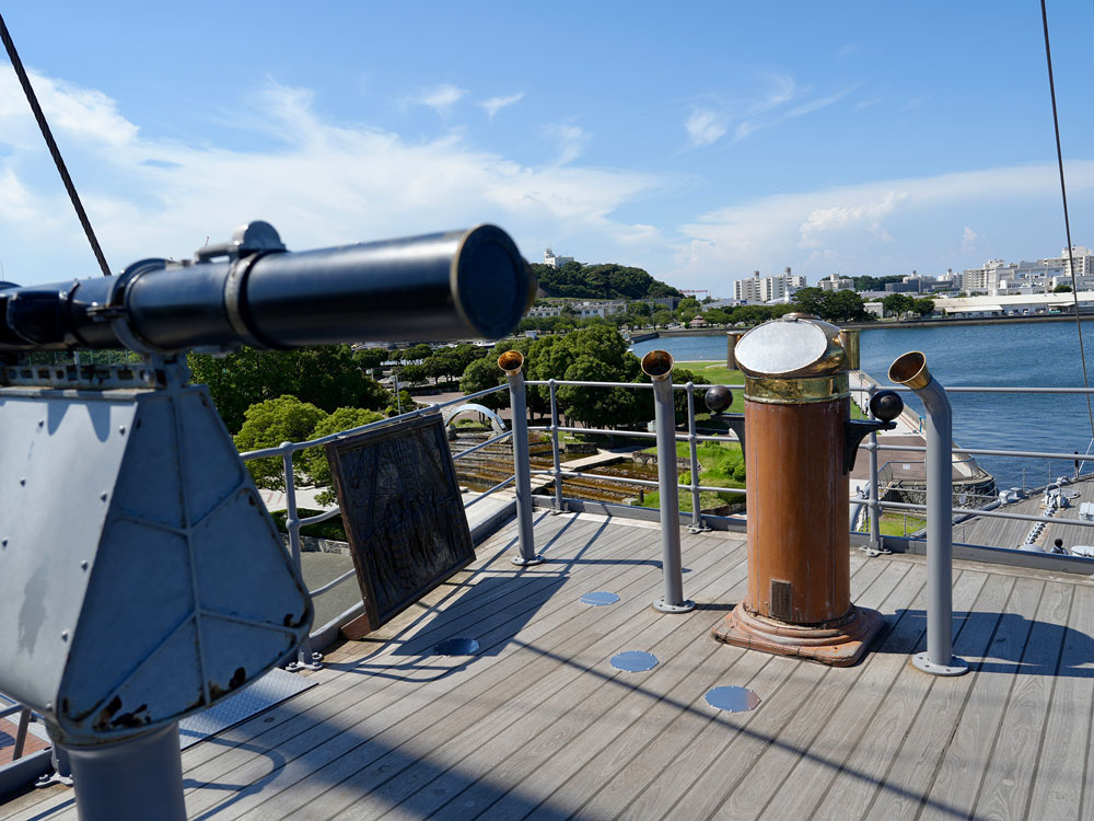 「三笠」艦橋