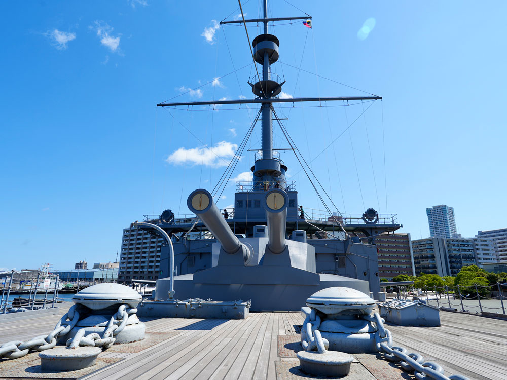 「三笠」艦橋